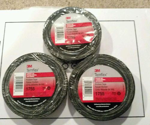 3m temflex general use friction tape 3/4 inch x 82.5 feet x .013 inch (3 rolls) for sale