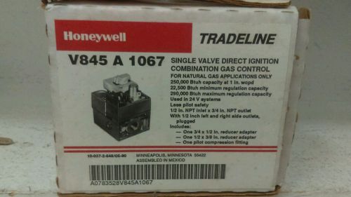 Honeywell V845A 1067 24V Natural Gas Valve Spark Ignition