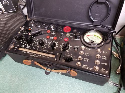 Military ESPEY Model 105 Tube Tester Very Nice Condition!! See Video!