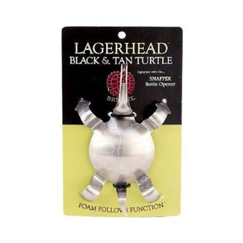 Lagerhead Black &amp; Tan Turtle Guinness Spoon - Brutul Snapper Bottle Opener ~ New