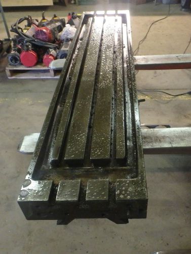 55-7/8&#034; x 12&#034; x 4.5&#034; steel welding t-slotted table cast iron layout plate jig for sale