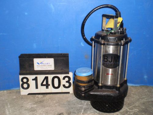 New surplus bjm j22 submersible pump, 3hp 3600rpm, 125gpm at 65tdh for sale