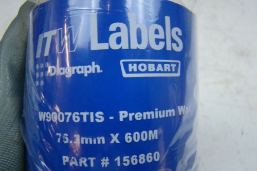 ITW Labels Diagraph Hobart 76.2mm X 600M W90076TIS