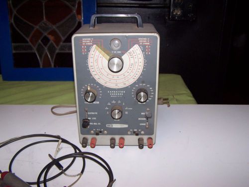 VINTAGE HEATHKIT IT-11 CAPACITOR TESTER CHECKER WORKING WITH PROBES