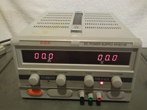 RSR HY3010E VARIABLE REGULATED DC POWER SUPPLY 30V/10A Single-Output