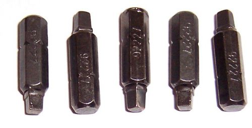 5 ea. irwin 52227 #3 x 1&#034;  square recess power bits for sale