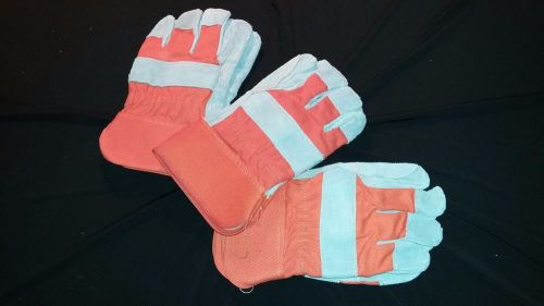 West chester large double leather palm gloves for sale