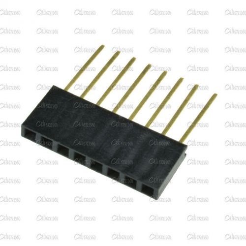 1000pcs 8 Pin Single Row Stackable Shield Female Header 2.54mm Pitch for Arduino