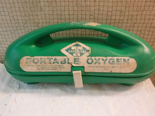 Vintage saf t labs portable oxygen  collectible set ~ pre 1964  cool old medical for sale