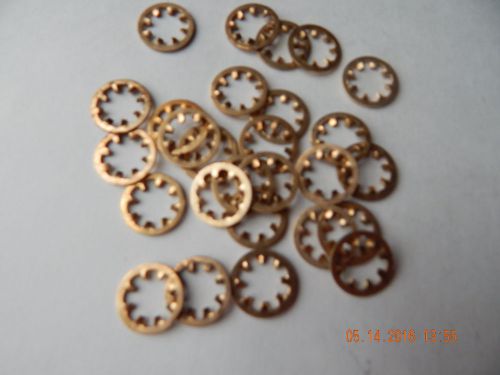Bronze internal tooth lock washer. 5/16&#034; 25 pcs. new - nos for sale