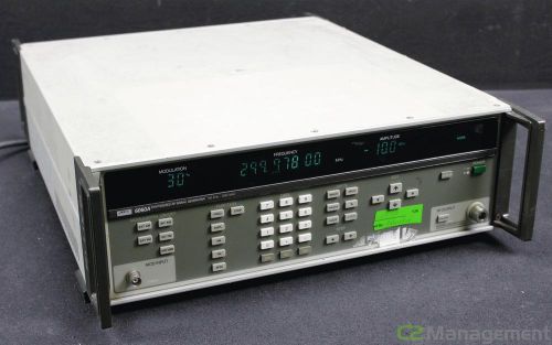 Fluke 6060A Synthesized RF Signal Generator 100 kHz-1050 MHz Frequency