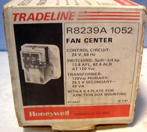 ** TRADELINE -- HONEYWELL -- Fan Center Motor -- R8239A - NEW, OLD STOCK in box