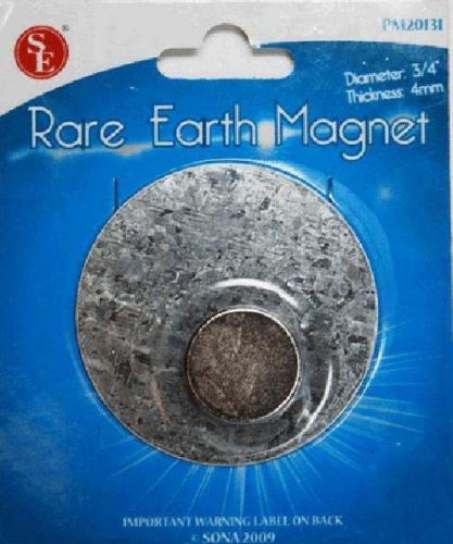 Super Strong 3/4&#034; Diameter Rare Earth Magnet