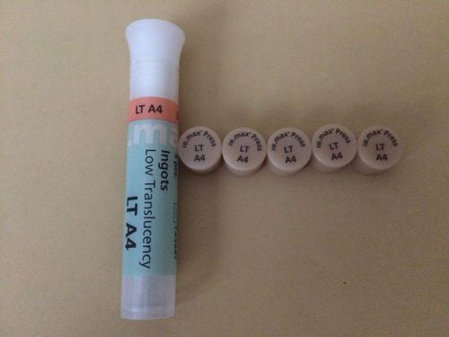 Ivoclar Vivadent e.Max Press LT A4 Low Translucency QTY 5 Ingots
