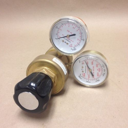 Airgas e12-n175b 580 gauge gas pressure 3000psig 0-15psi for sale