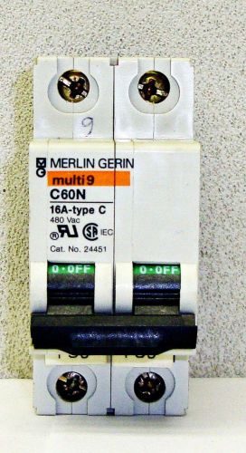 New Merlin Gerin Multi9 C60N 16A Type C Part-24451  14149ELL