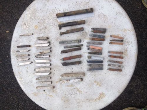 Carbide and HSS lathe tool bits