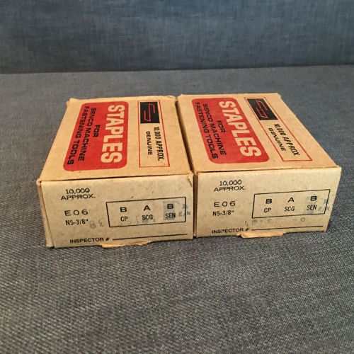 Two (2) Boxes Genuine Senco N5 - 3/8&#034; Staples
