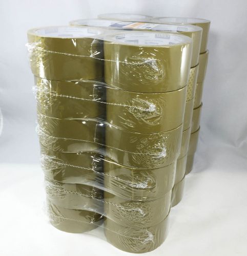 36 Rolls Brown Sealing Tape Carton Packing Box Tape 1.89&#034;x55Y 2.0Mil 14422-36