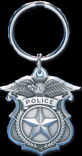 Police Shield Key Ring by Blackinton