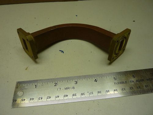 Andrew - WR75 Waveguide sweep E Bend - 3.5&#034; x 3.5&#034; - Dent tuned - Make an offer