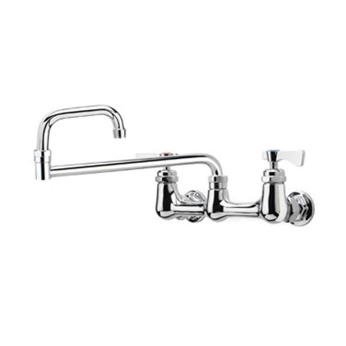 Krowne 14-818l - royal 8&#034; center wall mount faucet, 18&#034; jointed spout, low lead for sale