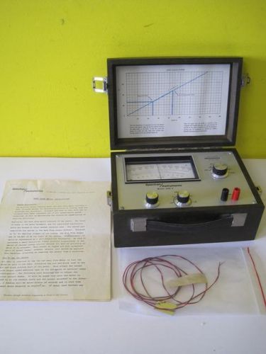 Spectran instruments heat flow meter model 640-2 with sensor and instructions for sale