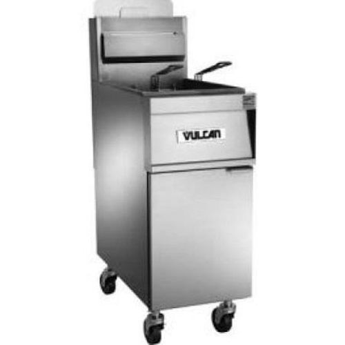 Vulcan 4TR85DF PowerFry3™ Fryer gas 84&#034; W (4) battery 85-90 lb. capacity per...