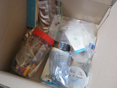 Large Mixed Lot of Electronic Various Parts, Components, Capacitors, Resistors+