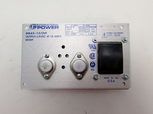 International Power IHAA5-1.5/OVP Power Supply