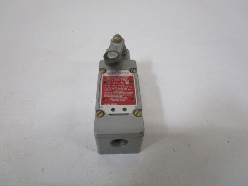 MICROSWITCH LIMIT SWITCH 51ML1-E1 *NEW OUT OF BOX*