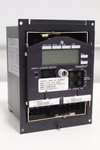 TransData Mark-V Energy Meter 120V Ethernet Port Digital EMS60E09H13SGHQS-40