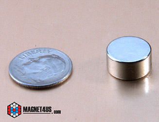 6pcs Super Strong Neodymium Rare earth Magnet Disc 1/2&#034; dia. x 1/4&#034; thick