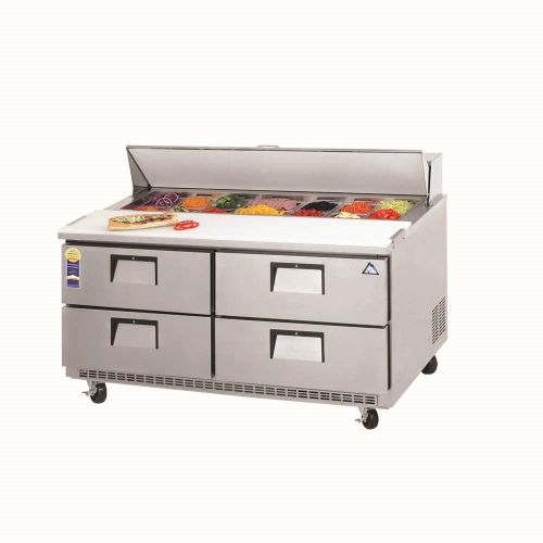 New everest refrigeration epbnwr2-d4 drawered sandwich prep table for sale