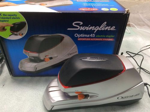 Swingline Optima 45 Electric Desk Stapler 48209, 45-Sheet - Read Descrip