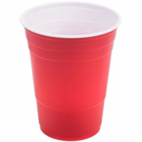 Red Plastic Great Value Party Cup 18 Oz 100ct Disposable American Beer Pong Cups