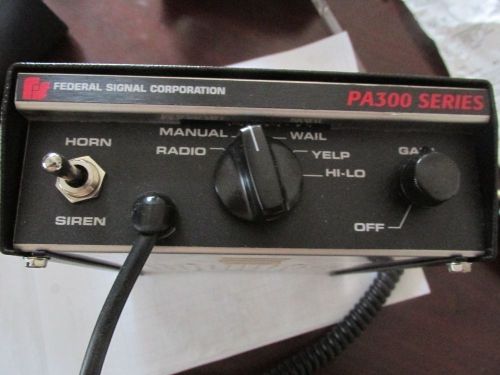 Federal signal corp. PA 300 Series Siren.