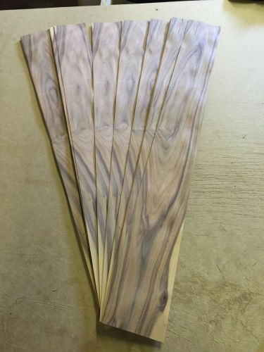 Wood Veneer Rosewood 4x39 22Pcs Total Raw Veneer  &#034;EXOTIC&#034; RW13 6-16-16