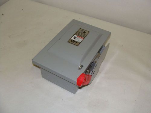 Siemens hnf361 heavy duty non fusible 30 amp nema 1 safety disconnect switch for sale