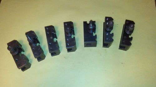 Lathe tool post holder Dickson Boni boring/turning ( 7 pieces )