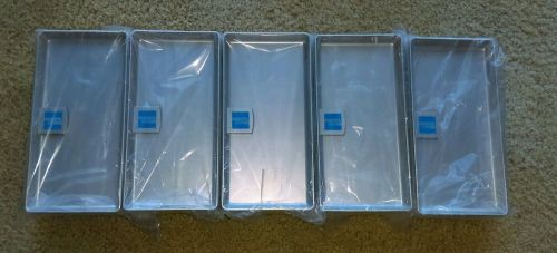 25 American Express Silver Plastic Tip Trays Check Presenters-BRAND NEW-