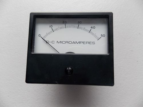 0 - 50 DC MICROAMPERES GAUGE