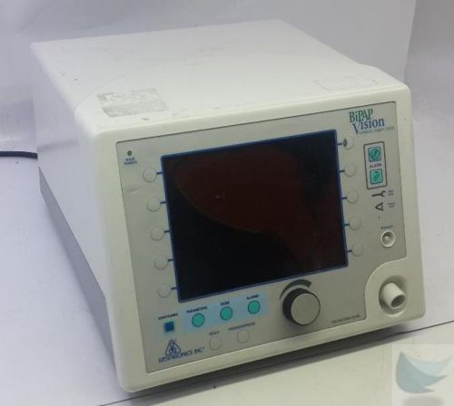 Respironics bipap vision model 582059 ventilatory support system broken screen for sale
