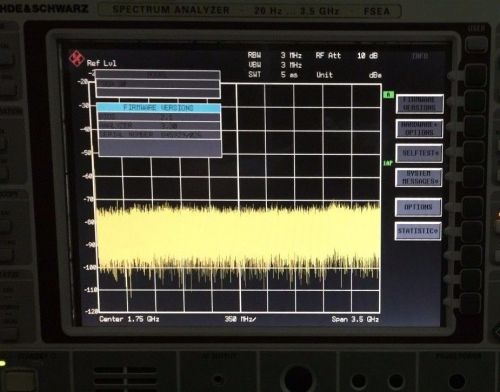 R&amp;S Rohde &amp; Schwarz FSEA30 Spectrum Analyzer 20Hz - 3.5GHz (B4 B5 B15 B17)