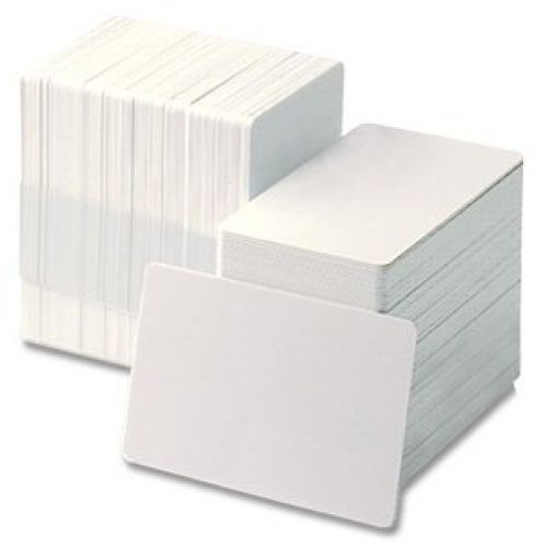Newbold cr80 30 mil blank white pvc cards, 16-inch x 2-inch, 500 pack for sale