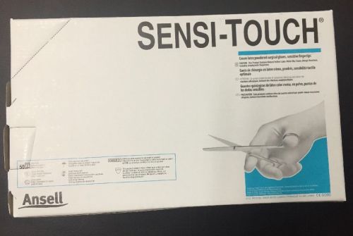 Sensi-Touch Surgical Gloves Size 7.5, Cream Latex/Powder, 50/PR