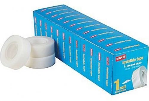Staples invisible tape 12 pack for sale