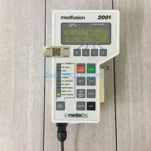Medex Medfusion 2001 Infuse System Syringe Automatic Pump Infusor 145930