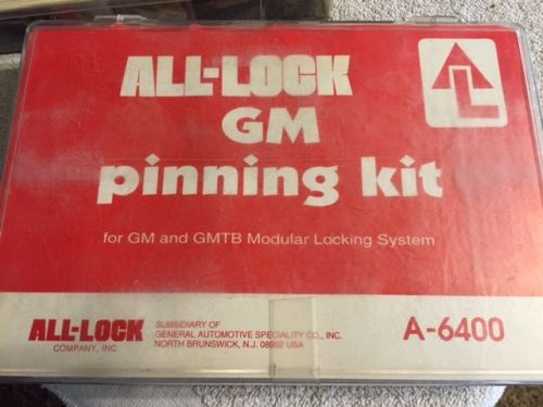 Locksmith all-lock a-6400 gm pinning kit lock rekey keying free shipping for sale