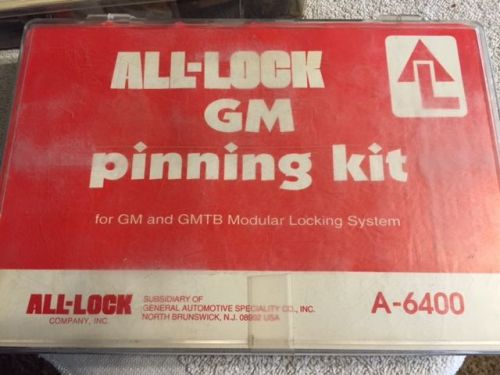 LOCKSMITH ALL-LOCK A-6400 GM PINNING KIT lock rekey keying FREE SHIPPING